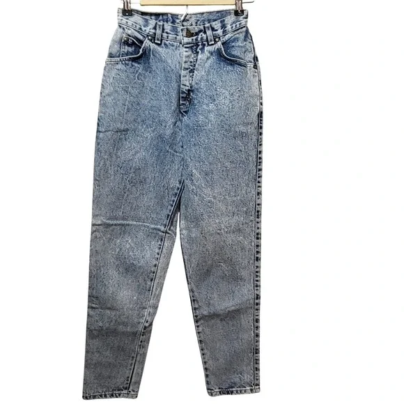Vintage Levis 501 Acid Wash High Waisted Mom Jeans Womens Size‎ 6