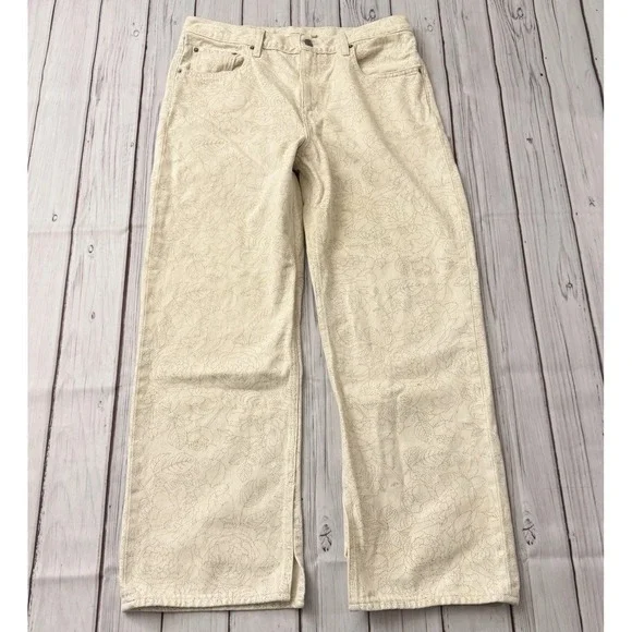 Levi's x Ganni Loose Slit Straight‎ Jeans Size Women's Size 30 Inseam 28