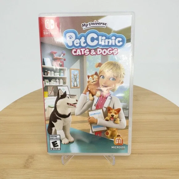 My‎ Universe Pet Clinic Cats & Dogs Nintendo Switch Game E Microids NTSC-U/C