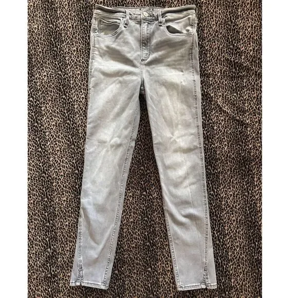 Abercrombie & Fitch Women's Grey Jeans