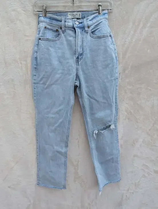 Abercrombie & Fitch The Ankle Straight Ultra High Rise Jeans Size 24/00S