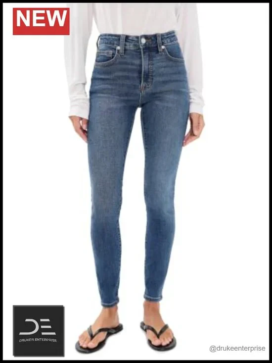Good Legs Skinny Jeans Mid-Rise 98% Cotton Low-Stretch 5-Pocket