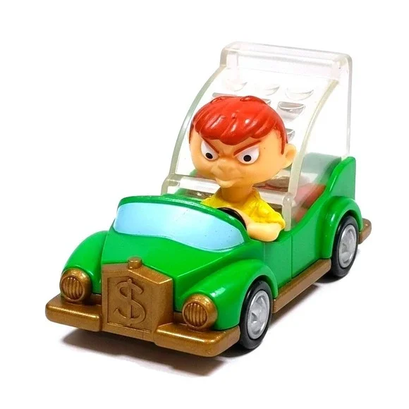 VTG 1992 Warner Bros Montana‎ Max Tiny Toon Adventures Car Toy Green Gold Dollar