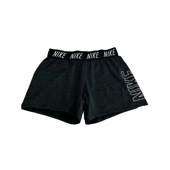 Nike Girls Youth Size XL Gray Dri-Fit Trophy Running Shorts 910252-010