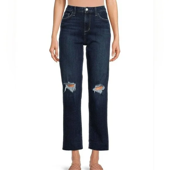 Joe's JeansWomen's Blue Mid Rise Distressed Jeans size 25 new!!‎