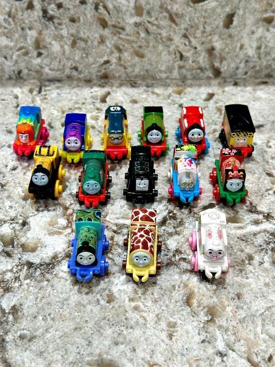 Thomas & Friends Minis Collection Lot of 14 MINI Trains Mattel ~No Duplicates