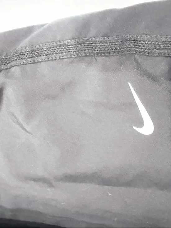 Nike Men’s Black Athletic Shorts with White Swoosh