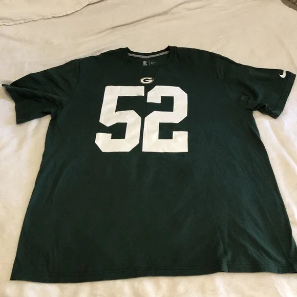 Green Bay Packers Nike T-Shirt XXL #52 Matthews