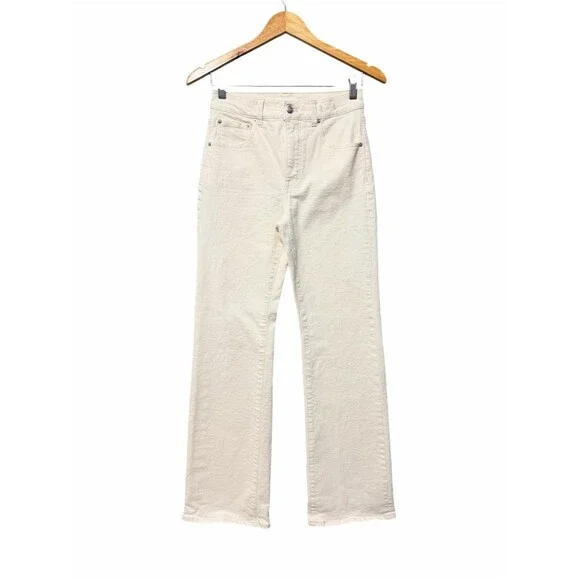 Madewell Relaxed Bootcut Jeans Size 25 Winter White High Full Length