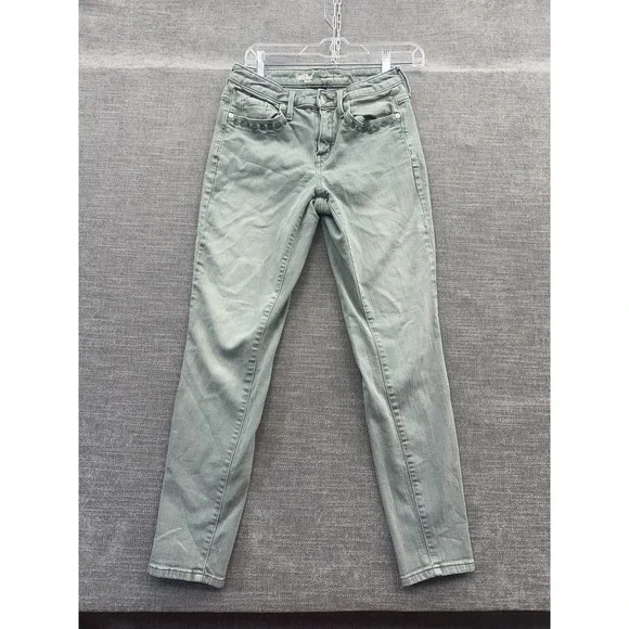 Mossimo Skinny Jeans Womens‎ 4R Blue Denim Cotton Stretch Light Wash High Rise