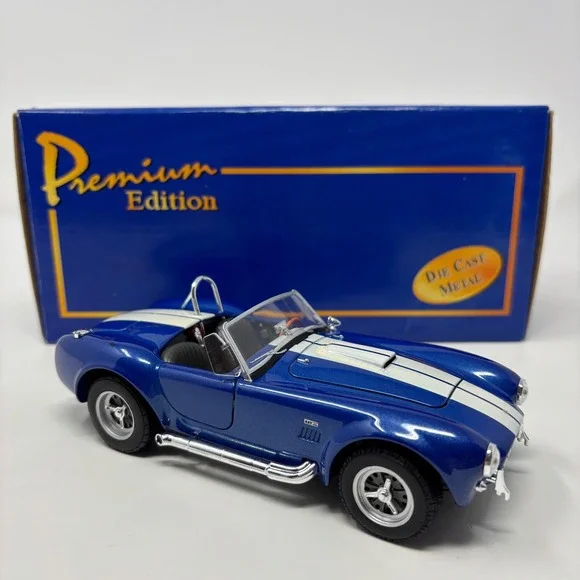 1965 Shelby Cobra 427 S/C Diecast Metal 1:24 Welly American Mint Premium Edition