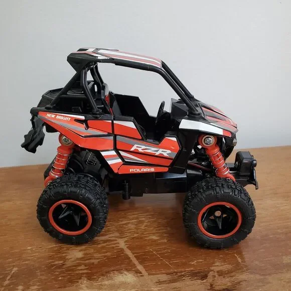 New Bright Polaris Pro Remote Control Car RZR 1:43 Scale Red CAR ONLY UNTESTED