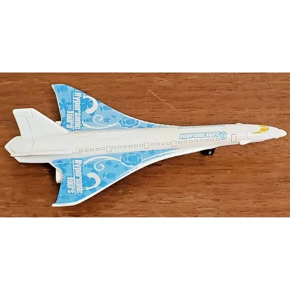 Vintage Matchbox Skybusters Die-cast Concorde Supersonic Jet Hypersonic Tours