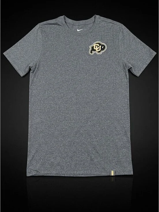 Collegecore Nike Colorado Buffaloes Athletic T Shirt women's Small Gray NCAA
