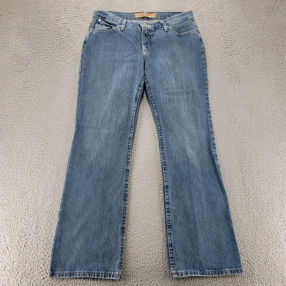 Wrangler Jeans Womens 8 Short Blue Denim A Sweet Fit Bootcut Medium Wash Comfort