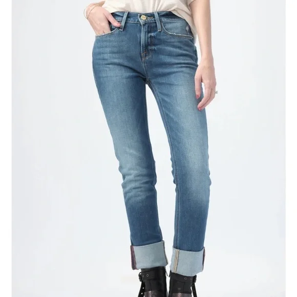Frame Le Nik Low Slung Jean in Moma‎ Size 25
