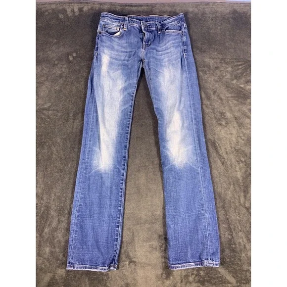 Denim & Supply Ralph Lauren Straight Leg Jeans Women's 27 Blue Cotton Blend Used