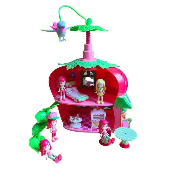 2008 Hasbro Strawberry Shortcake Berry Cafe Playset Dollhouse Figure Accessories