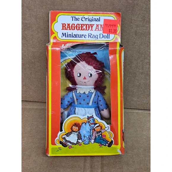 Vintage 1976 Knickerbocker Raggedy Ann Andy 5