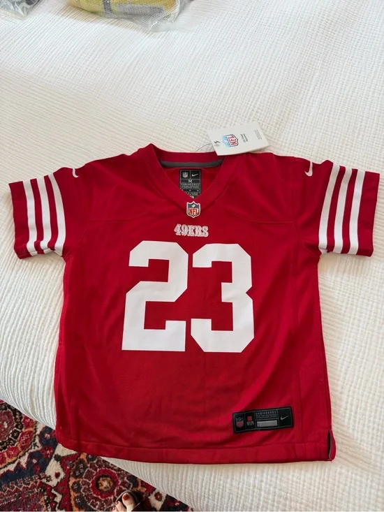 Nike Kids Red San Francisco 49ers #23 Football Jersey