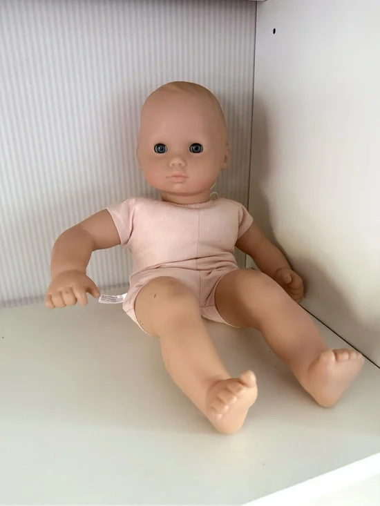 Vintage Bitty Baby Pleasant Company American Girl Baby Doll Blonde Gray 2H9 GUC