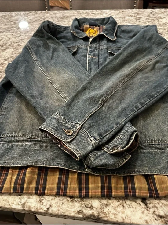 Men's Denim jacket Plugg brand size xl