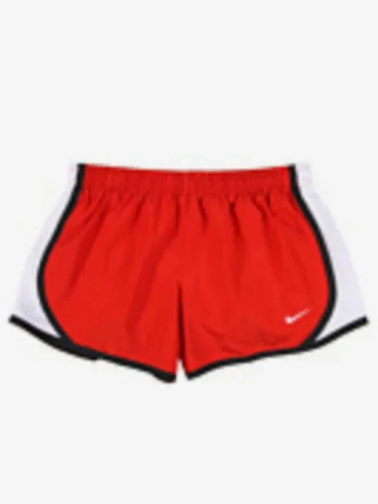 Nike Tempo Red White Navy Blue Athletic Shorts White Running Liner Girls XL