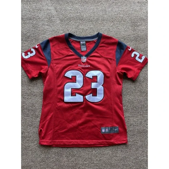 Womens Houston Texans Nike Arian Foster #23 Equipment On Field Red Jersey Size M