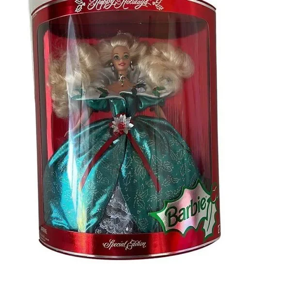 Mattel Vintage Happy Holidays 1995 Barbie New