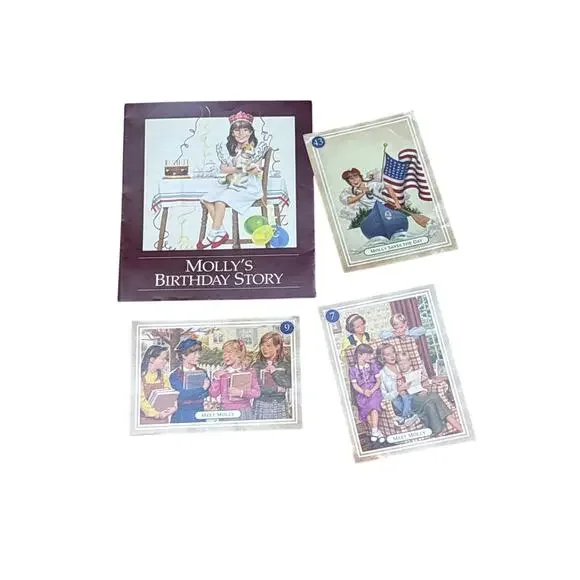 American Girl Doll Mollie Pamplets and Trading Cards