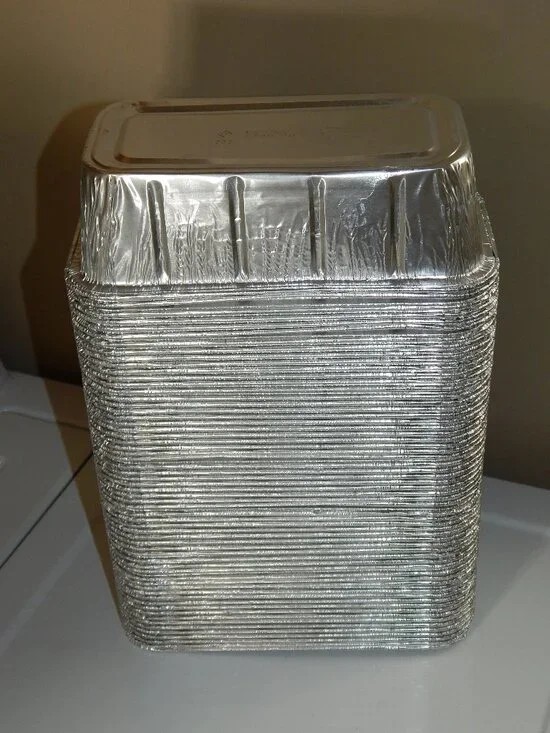 NEW 60 Pack 2 LB Disposable Aluminum Foil Loaf Bread Pans 8.5