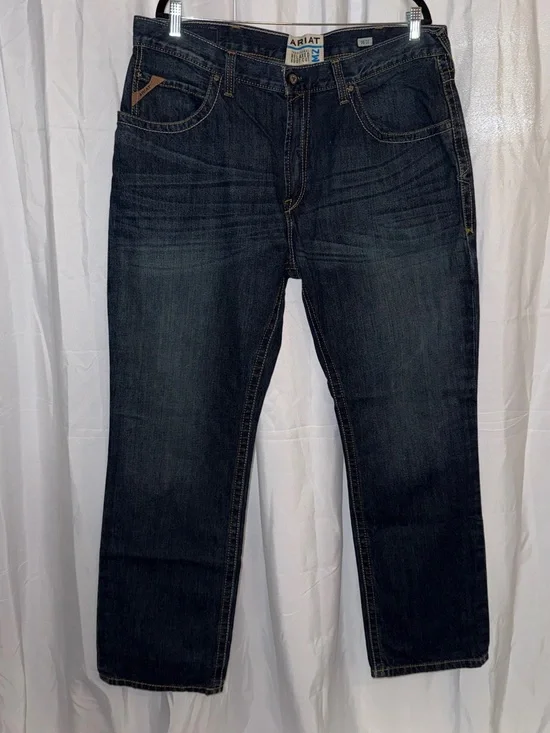 Ariat Men’s Indigo Straight-Leg Jeans