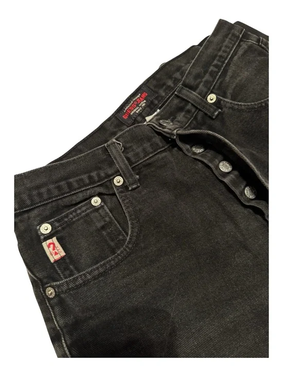 Vintage Late 80s / Early 90s GUESS Mom Jeans - Black Denim Size 29 High-Waisted‎