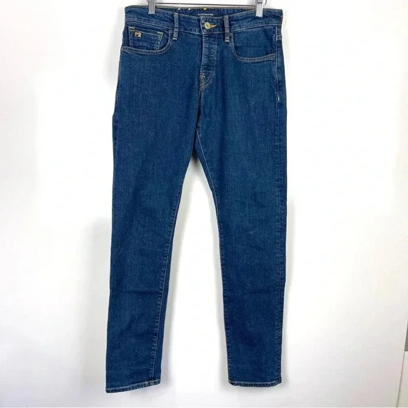 Scotch & Soda Ralston Button Fly Slim Fit Jeans Dark Wash Men's Size 30x32