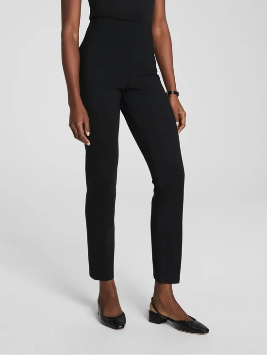 SPANXsupersmooth™ PerfectFit Ponte Slim Straight Pant Classic Black Size Small