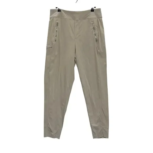 Athleta Trekkie North Joggers High Rise Lightweight Beige Womens 6 Casual Hike