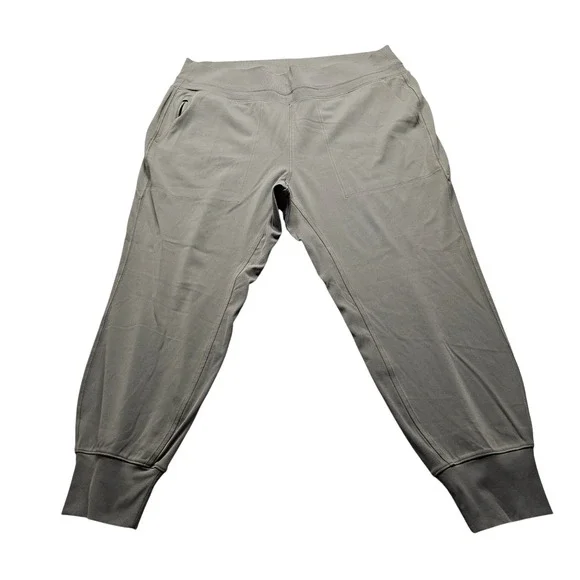 Athleta Venice Jogger Pants Womens 2X Olive Green 597888-13 High Rise Activewear