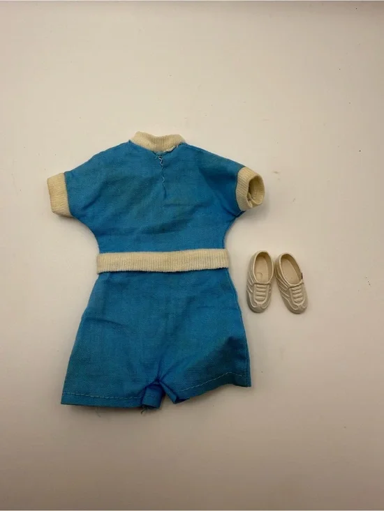 Ideal Tammy 1964 Original Outfit Blue Romper White Shoes