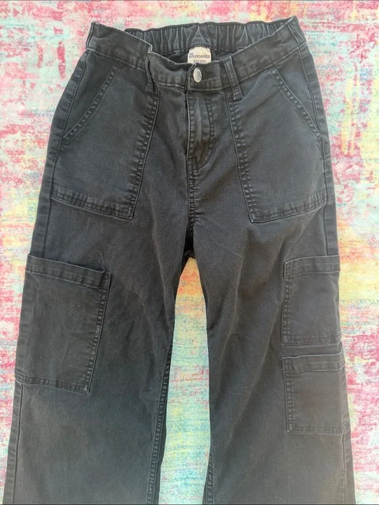 No Boundaries Black Women's Cargo Pants