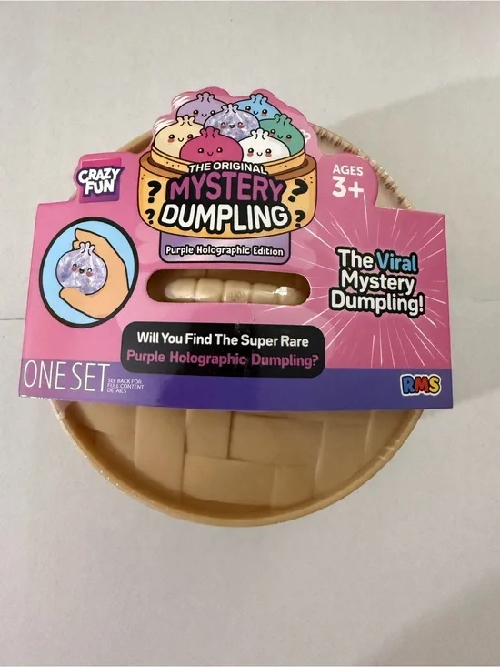 Mystery Dumpling- Purple Holographic Edition- New