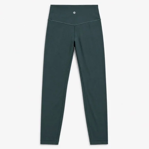 Lululemon Align High-Rise Pant 25‎ Nulu Leggings Teal Green Size 4 Gym