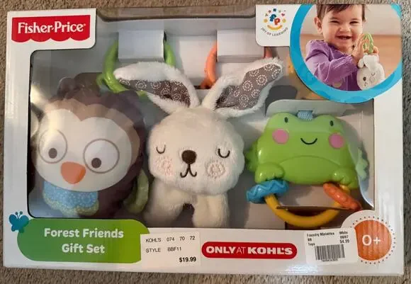 Fisher Price Forest Friends Gift Set Kohl's Exclusive New Sealed