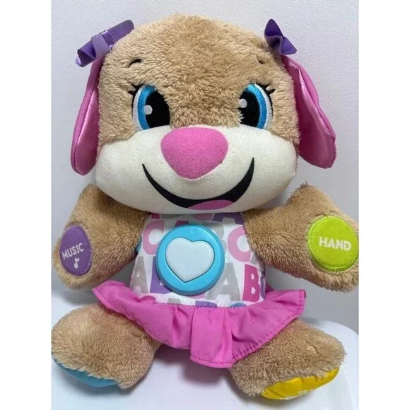 Fisher-Price Laugh & Learn Smart Stages Sis Interactive Musical Plush (Tested)