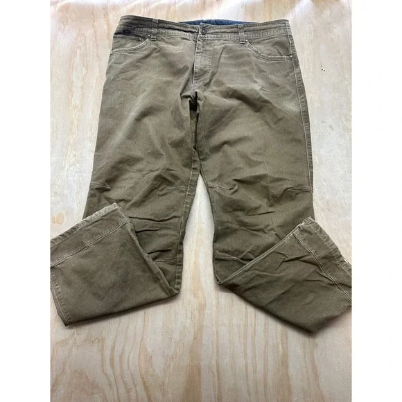 Kuhl Rydr Mens 42x34 Brown Vintage Patina Dye Articulated‎ Knee Outdoor Pants