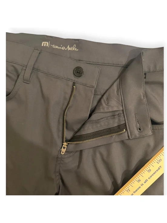 TravisMathew Men's Grey Golf Performance Pants 33x32