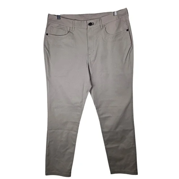 Public‎ Rec Workday Pants Men's 34x32 Tan Khaki Stretch Chino Golf Trousers