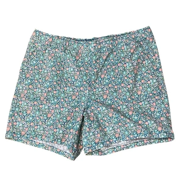 Croft‎ & Barrow Stretch Cotton Ditsy Floral Print Shorts Size XXL 5.5” Inseam
