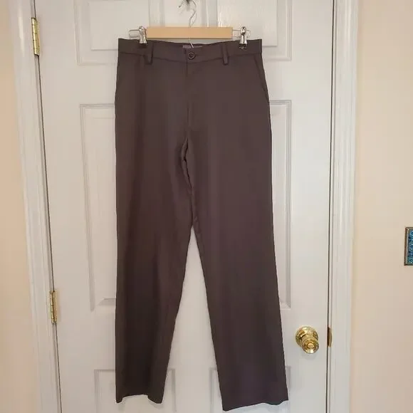 Men's Dockers Straight Fit D2 Dress Pants Size 30 × 32 Dark Gray