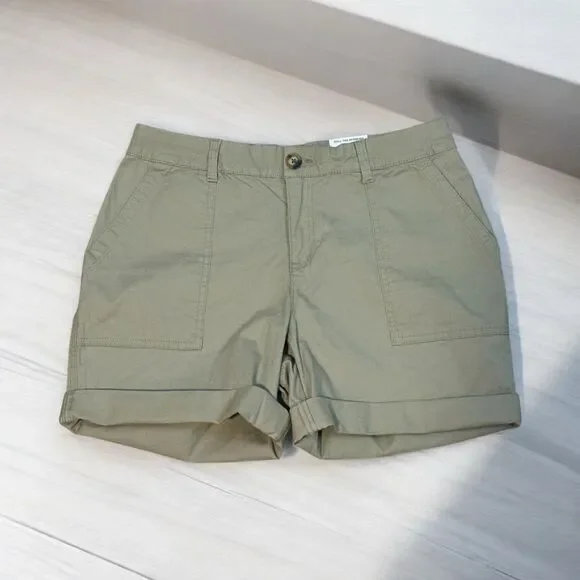 Style & Co‎ Costa Rica Sand Roll Tab Bermuda Shorts 12P NWT