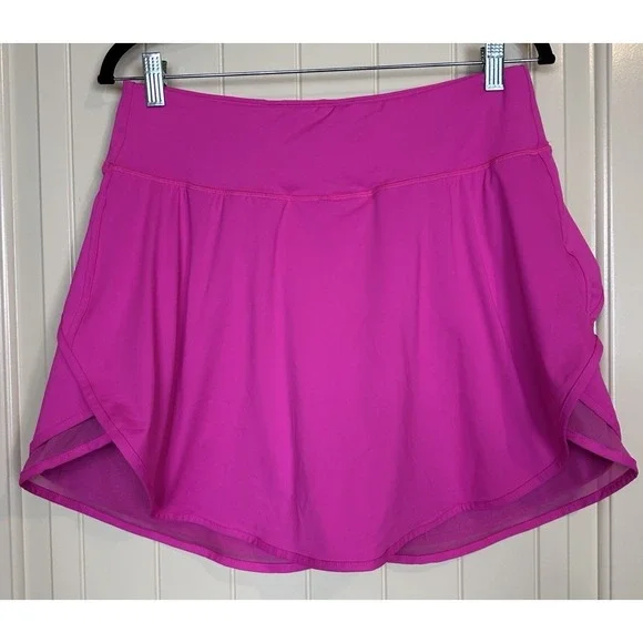 Unbranded Pink Pickleball Tennis Golf Athleisure skort skirt pockets sz 10 GUC‎